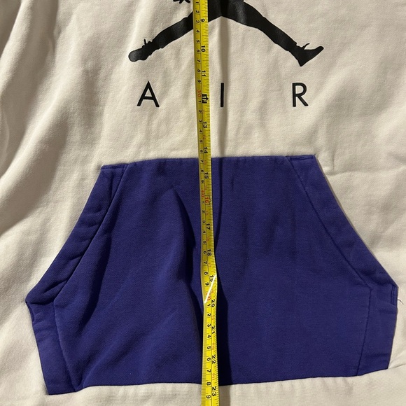 Air Jordan Logo Hoodie in Purple and Gray - Picture 6 of 6